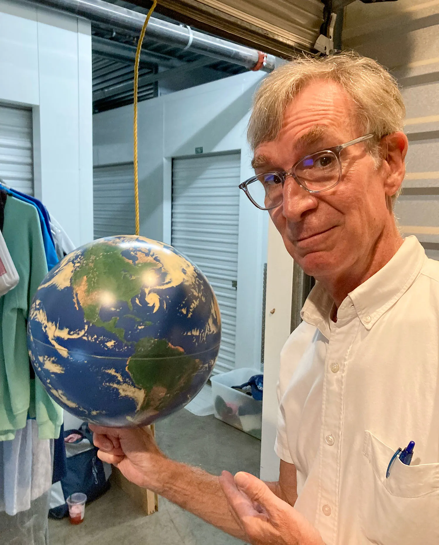 bill nye with globe