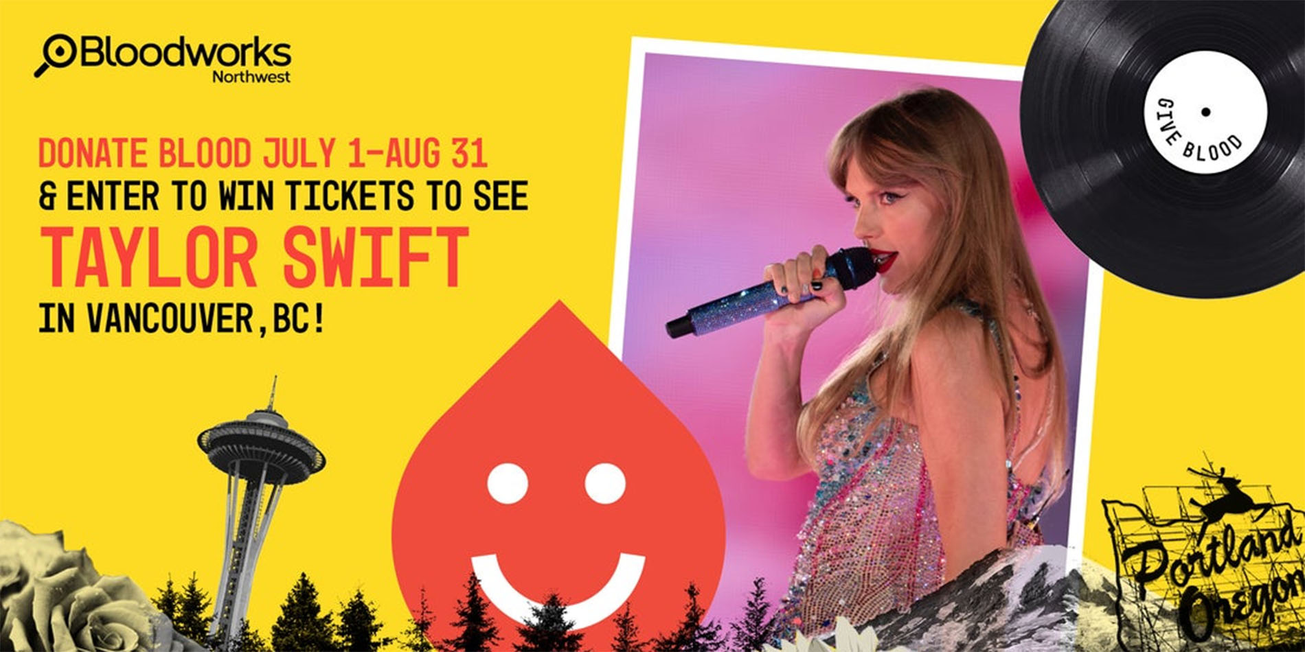 event image with photo of taylor swift