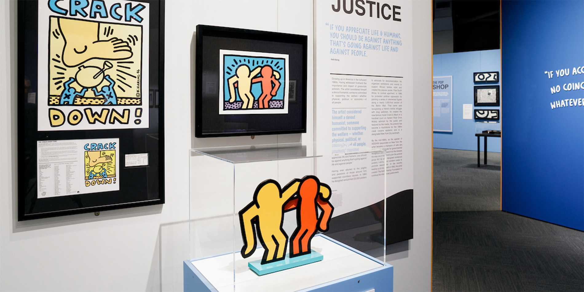 portion of haring exhibit