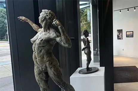 sculptures of women